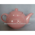 2014 wholesale ceramic tea pots with pink